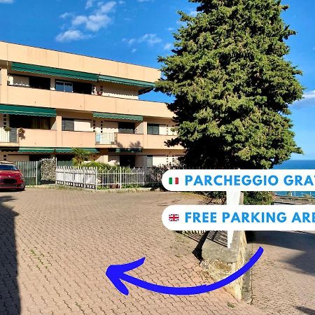 Free Parking-Sea View, With Pool & Garden Apartment ซานเรโม ภายนอก รูปภาพ